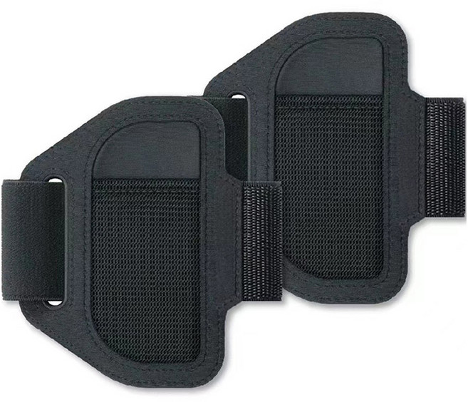 스페이스쉴드 닌텐도 스위치 OLED 조이콘 호환 링피트 레그 스트랩, 블랙, 2개