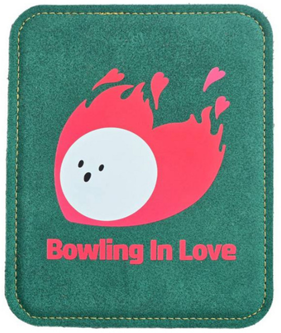 볼링인러브 레드 볼링 가죽 볼타올 뽈럽, 4 그린, 1개