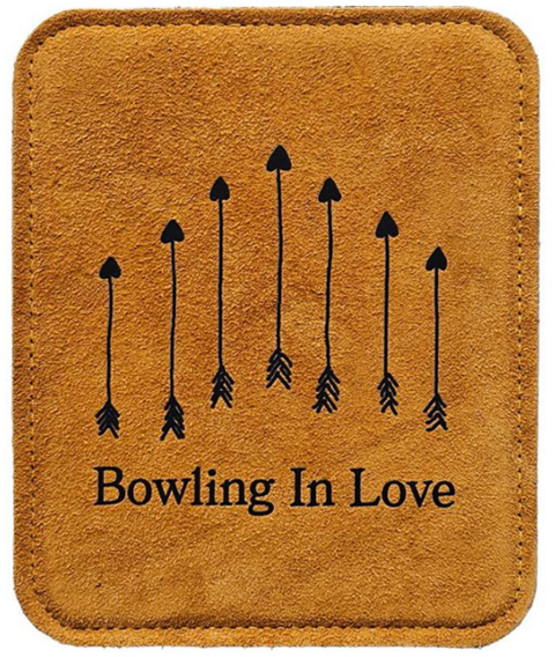 볼링인러브 에이밍포인트 볼링 가죽 볼타올 뽈럽, 3 브라운, 1개