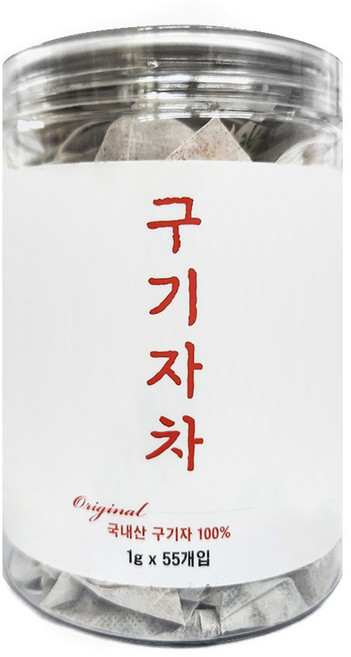 산해랑 볶은 구기자차 티백, 55g, 55개입, 1개, 1g