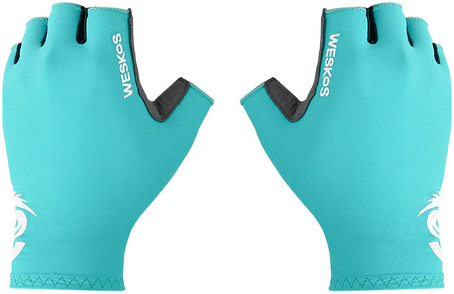 여름 야외 라이딩 장갑 양손착용, 블루, 1세트