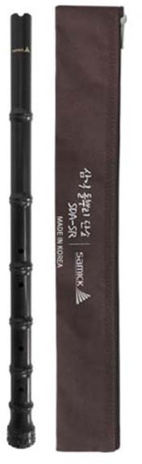 삼익악기 돌뿌리 단소 SDA-SR, 블랙, 1개