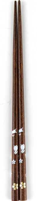 아이린도 이시다 솔리드 동물코팅 젓가락 21cm, 토끼동산, 단품, 1개