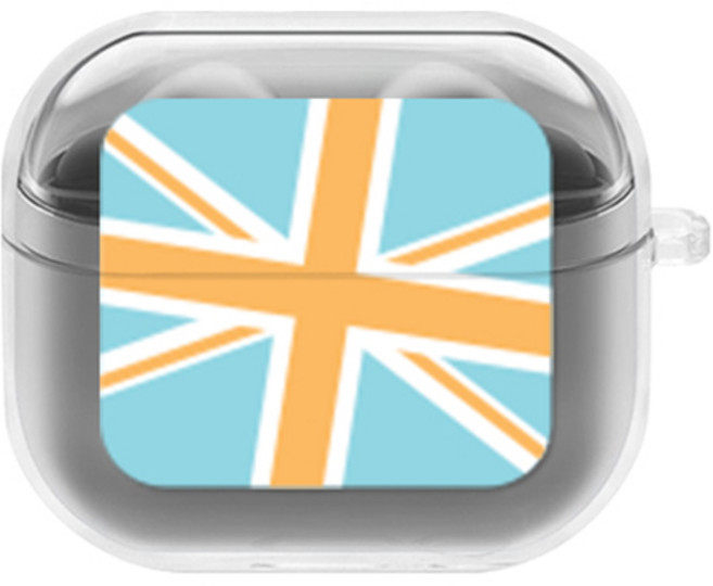 에잇클로드 심플리 갤럭시 버즈3 / 버즈3 프로 공용 일체형 클리어 무선 이어폰 하드 케이스, 허니잭, 1개