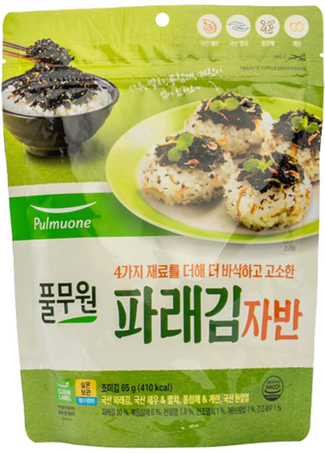 풀무원 파래 김자반, 65g, 1개
