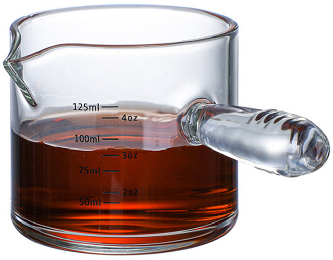 커피보니 벨크리머 에스프레소 샷잔 125ml, 투명, 1개