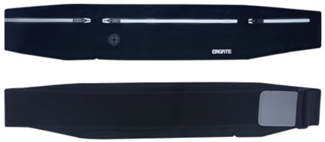 얼게이트 벨크로 러닝벨트, 블랙, 1개