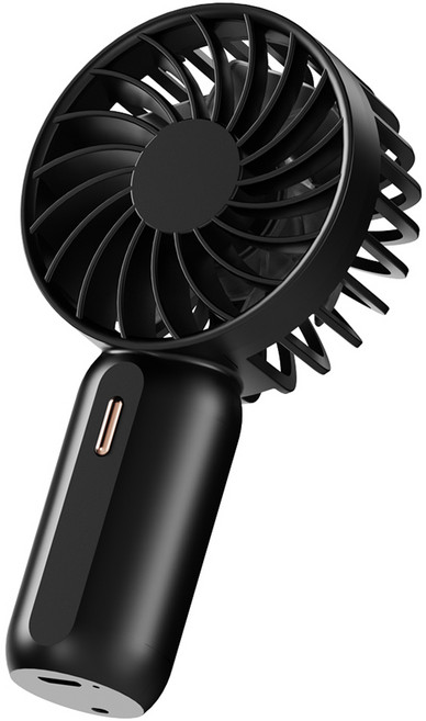 호네츠 휴대용 초소형 미니 선풍기, 블랙