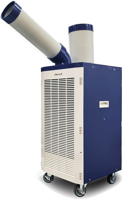 신일 산업용 공업용 주방 야외 실외기없는 이동식 코끼리 에어컨 1구 블루 방문설치, SMA-C3100WN