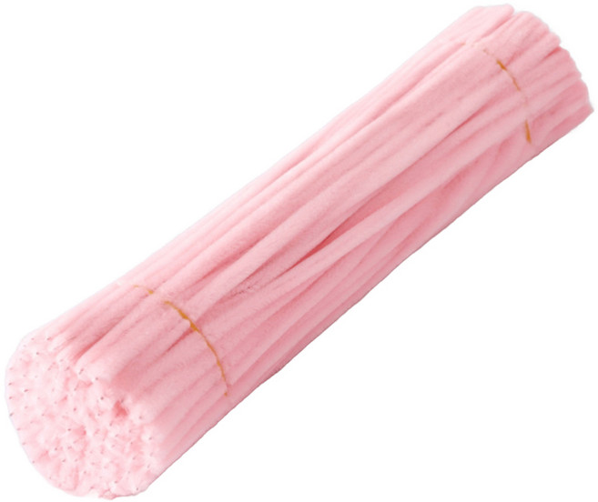 데이소이 모루 트위스트 철사 100p, 핑크, 1개