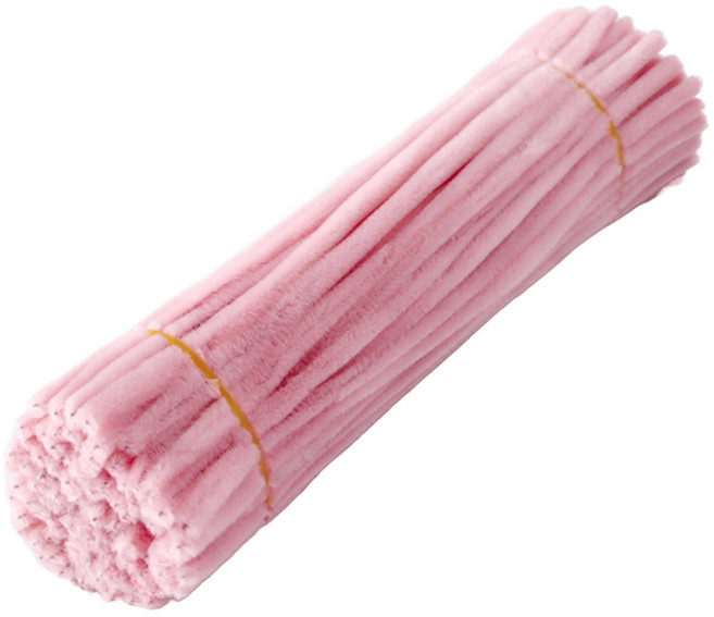 데이소이 모루 트위스트 철사 100p, 드라이핑크, 1개