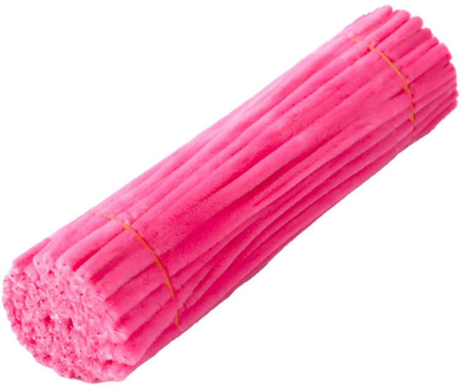 데이소이 모루 트위스트 철사 100p, 핫핑크, 1개