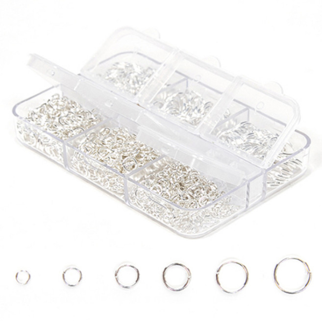 지오비즈 키링만들기 스틸 오링 920p 세트, 실버, 1세트