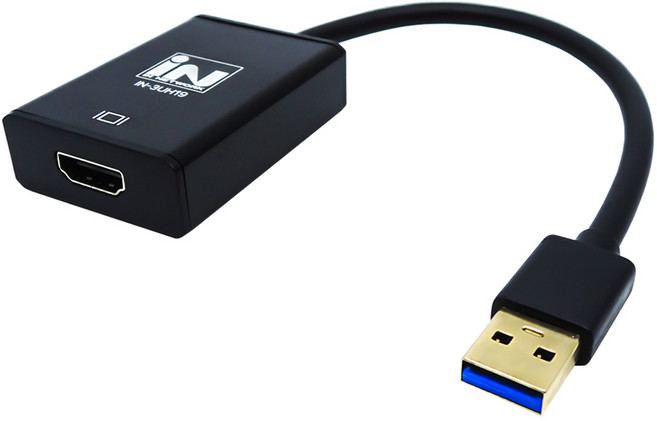 인네트워크 USB 3.0 to HDMI 변환 컨버터, 1개, IN-3UH19
