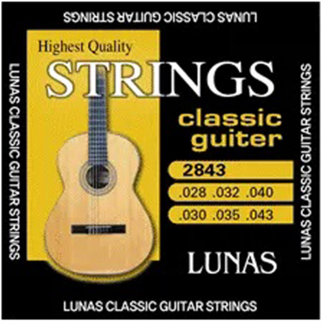 루나스 C 스트링 클래식 기타 줄 세트, 1세트