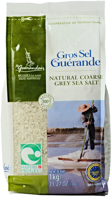 르게랑데 토판 대용량 폴리백 천일염 굵은 소금, 1개, 1kg