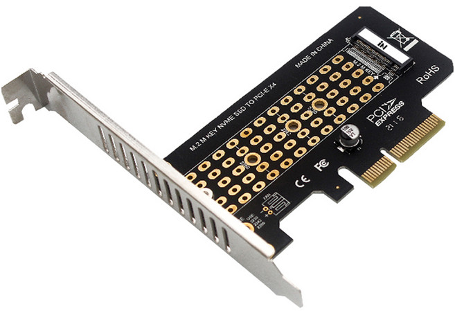 인네트워크 M.2 NVMe SSD 확장 카드 PCI-EX V3.0, IN-PCIEX-M2NA, 1개