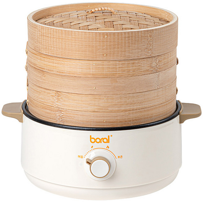 보랄 더 셰프 대나무 전기 찜기 멀티쿠커 1.7L, BR-P200L