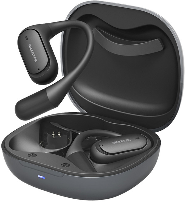 스마텍 오픈형 스포츠 블루투스 이어셋 STBT-EC650 블랙 8시간