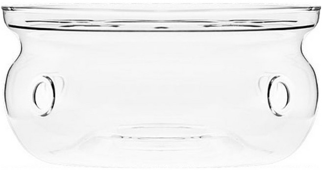 MAKA 유리 내열워머 + 받침 세트 MK-WM-01, 투명, 1세트