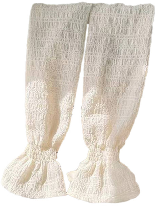 하이퍼 6종 컬러 레이스 운전 골프 등산 팔토시 2p, 아이보리, 1세트