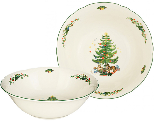 셀트만바이덴 마리 루이스 크리스마스 볼, 혼합색상, 2개