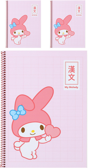 산리오 원링노트 한문 v1, 마이멜로디, 3개
