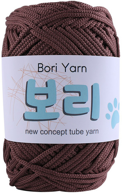 마마니트 보리 뜨개실, 10 초코브라운, 1개