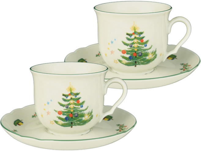 셀트만바이덴 커피잔 세트, 마리 루이스 크리스마스, 2세트