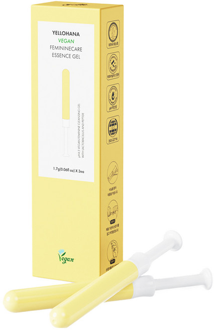 옐로하나 비건 페미닌케어 에센스젤 여성청결제 3p, 5.1g, 1개