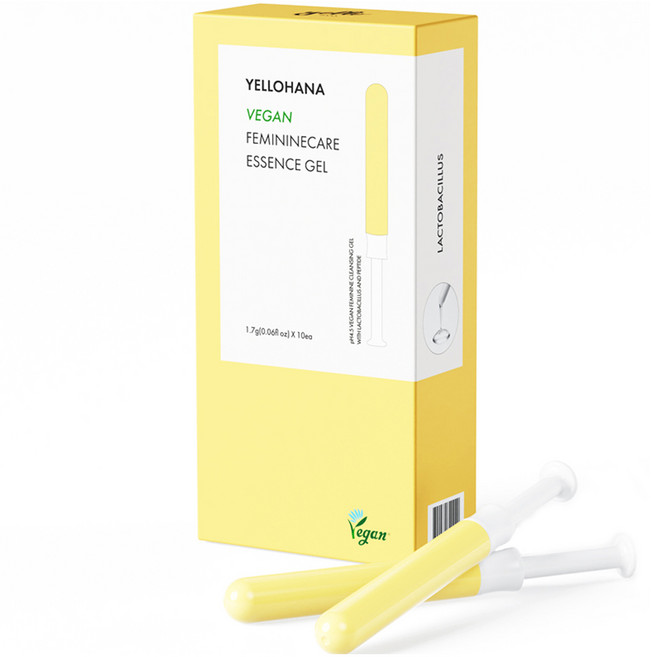 옐로하나 비건 페미닌케어 에센스젤 여성청결제 10p, 17g, 1개
