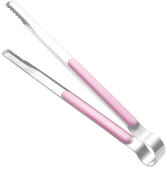 스텐 다용도 집게 대, 핑크, 1개