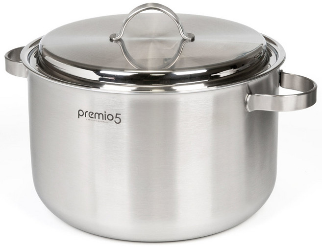 키친아트 인덕션 프리미오5 스텐 304 통5중 곰솥냄비 12285, 28cm, 혼합색상, 1개