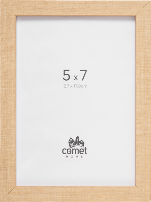 comet Home 簡約裝飾相框, 自然木色, 1個