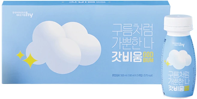 갓비움 오리지널 유산균 프리바이오틱스, 100ml, 5개 - 쿠팡