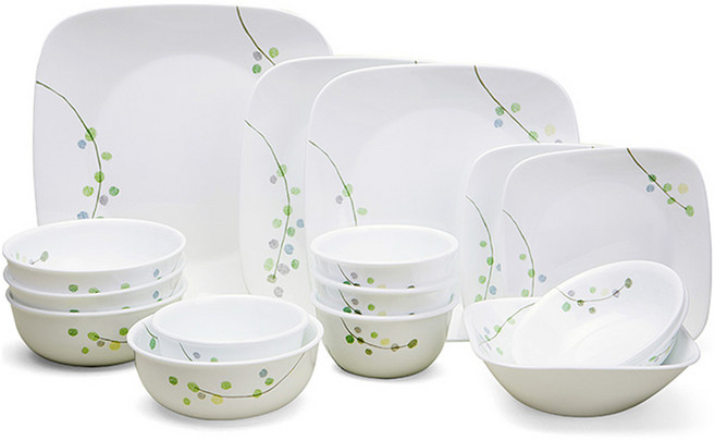 코렐 그린딜라이트 4인 코리안 사각 세트 16p, 1세트