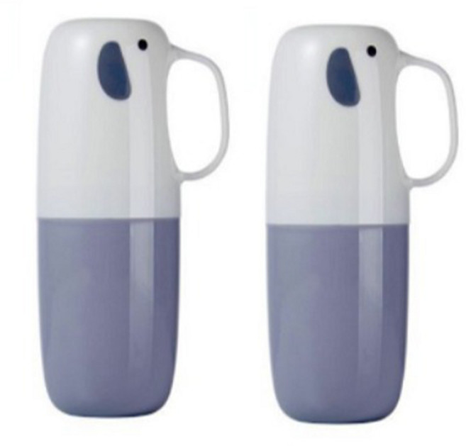 원이네 여행 휴대용 칫솔 케이스, 화이트, 2개