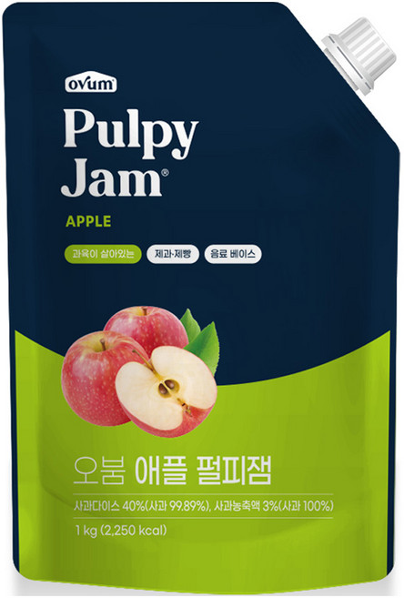 오붐 애플 펄피잼, 1kg, 1개