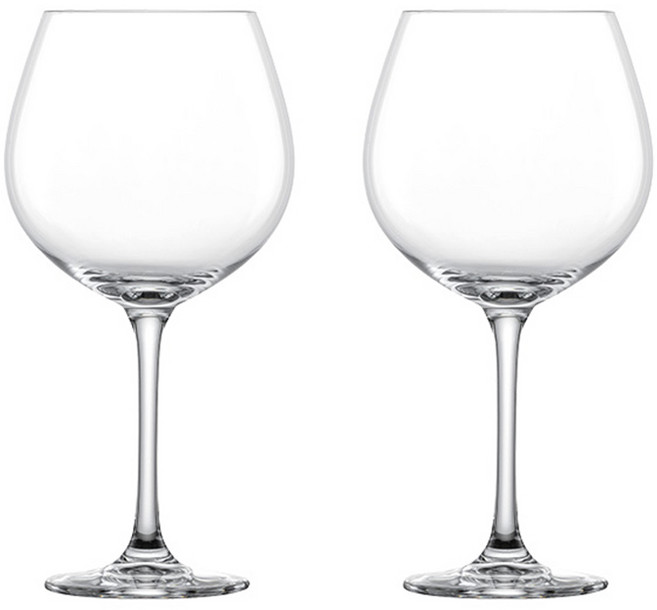 즈위젤글라스 클래시코 버건디 고블렛잔, 814ml, 2개