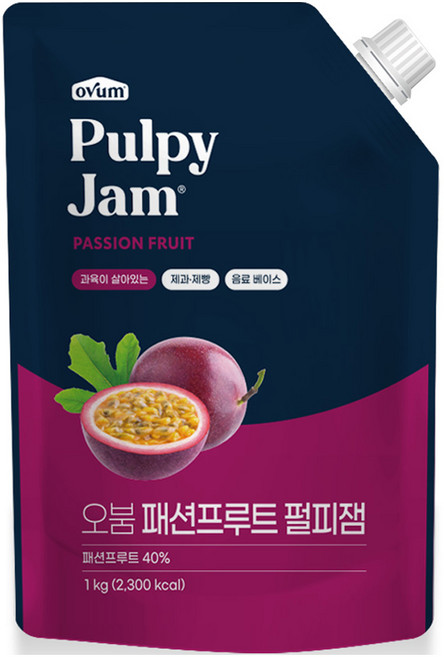 오붐 패션프루트 펄피잼, 1개, 1kg
