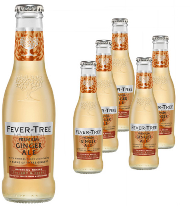 피버트리 프리미엄 진저에일, 200ml, 6개