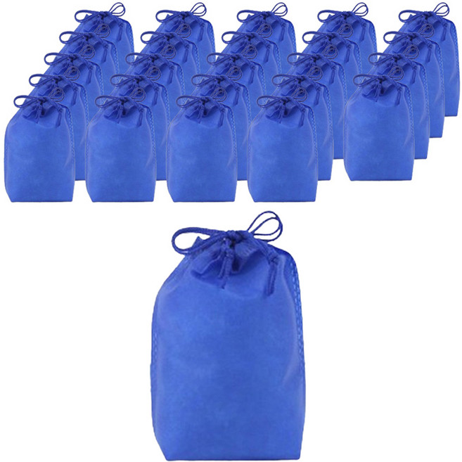 아이엔피 부직포 더스트백 12 x 15 cm, 딥블루, 25개