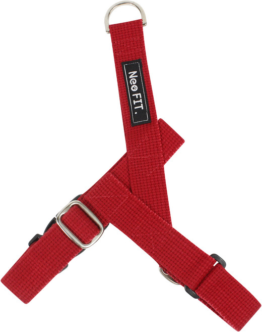 네오핏 강아지 L형 하네스, 레드, 1개