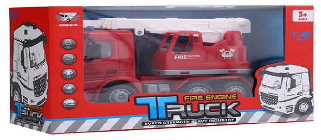 love color 樂彩森林 1:40磨輪車系列 卡車玩具, 工程吊車 多色, 1盒