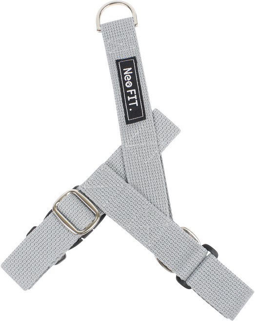 네오핏 강아지 L형 하네스, 파스텔그레이, 1개