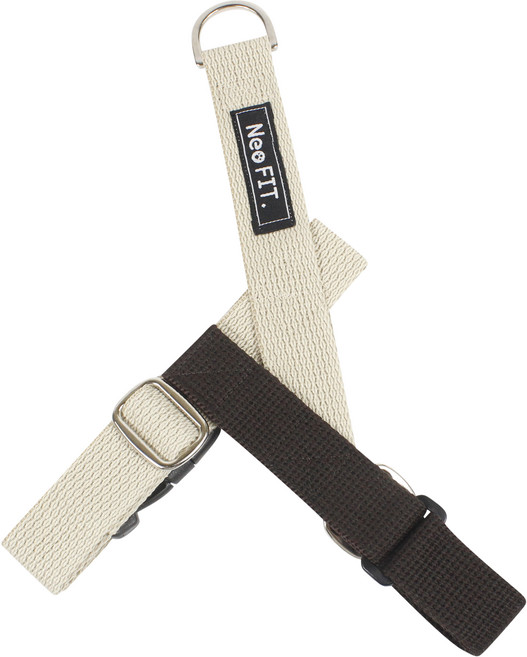 네오핏 L형 하네스 가슴줄 10COLOR, 베이지/브라운, 1개