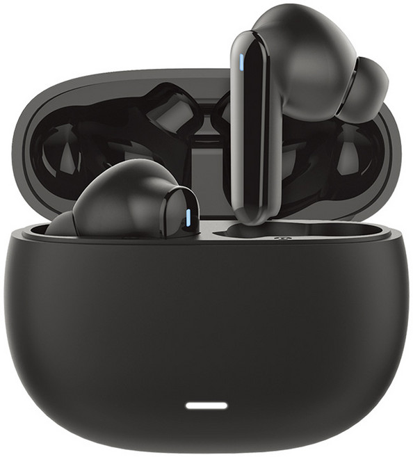 스마텍 노이즈 캔슬링 ANC 무선 충전 블루투스 이어폰 STBT-TW5800 블랙 6시간