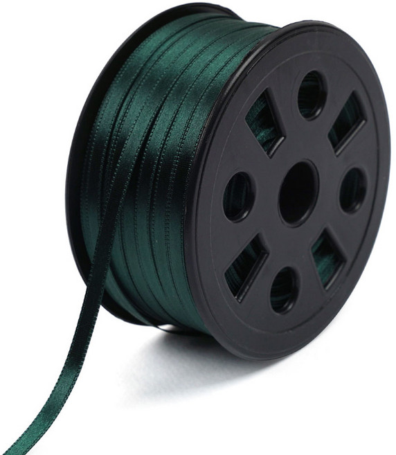 뭉구 프리미엄 유광 단면 공단 리본 5mm, 44 수박, 1개, 90m