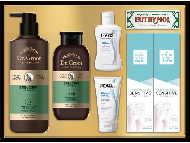 LG생활건강 시그니처 컬렉션 그린 선물 세트 + 쇼핑백, 1세트