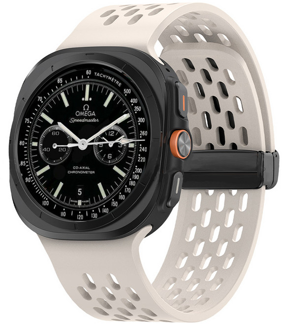 스토리링크 갤럭시워치 울트라 D버클 스포츠 스트랩, 스타라이트, 1개